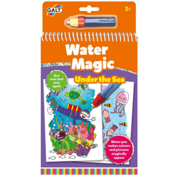 Galt Water Magic -  Under the Sea Colouring Book With Water Pen For kids - DWFS88