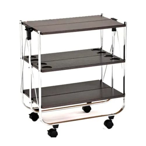 Vague Foldable Trolley With Laminate Board 3 Layers and 8 Cups Nest