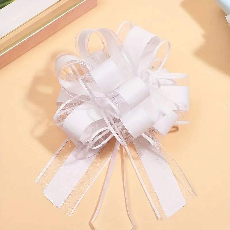 3 Pieces White Ribbon