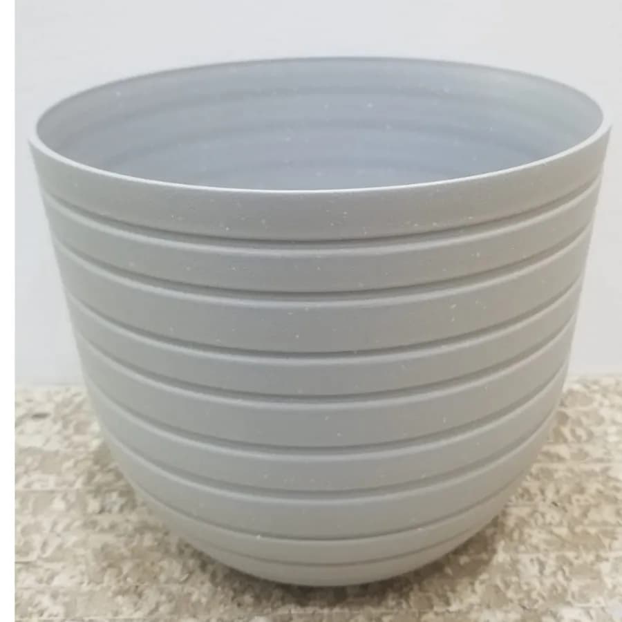 Light Gray Plastic Bowl - 20 Cm