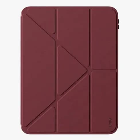 Book Cover Smart Case for iPad 12.9 Inch - Wine Red