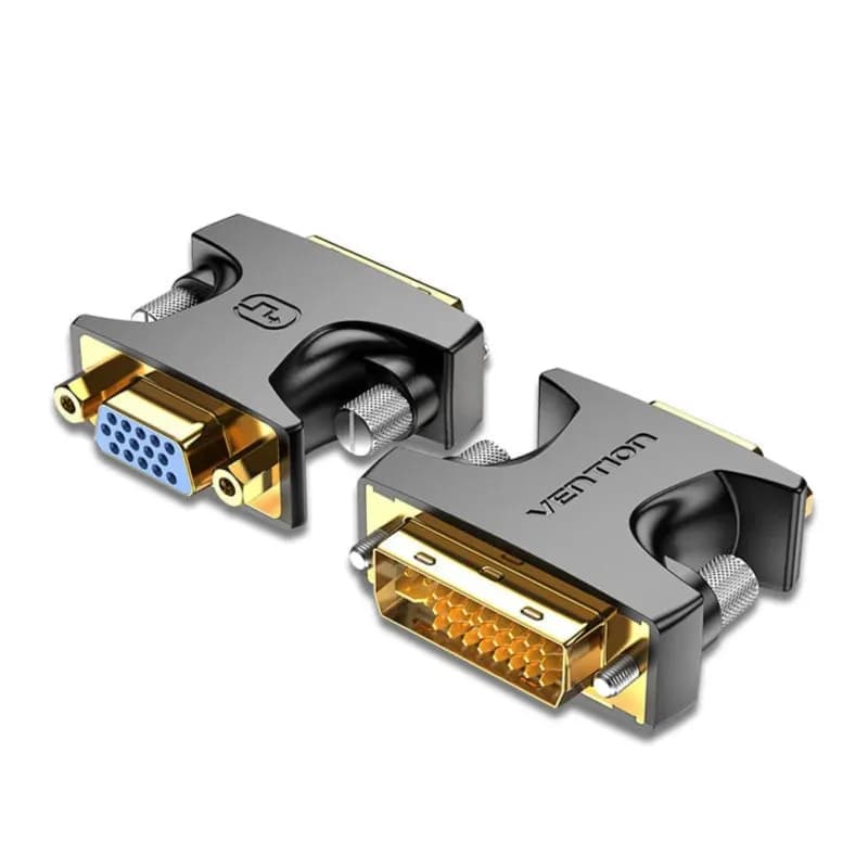 DVI Male to VGA Female Adapter for computer host graphics card TV Projector Vention