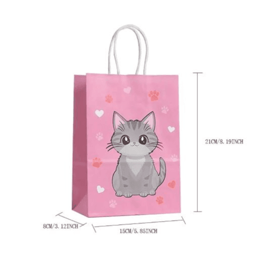 5pcs, Cat Paw Gift Bags