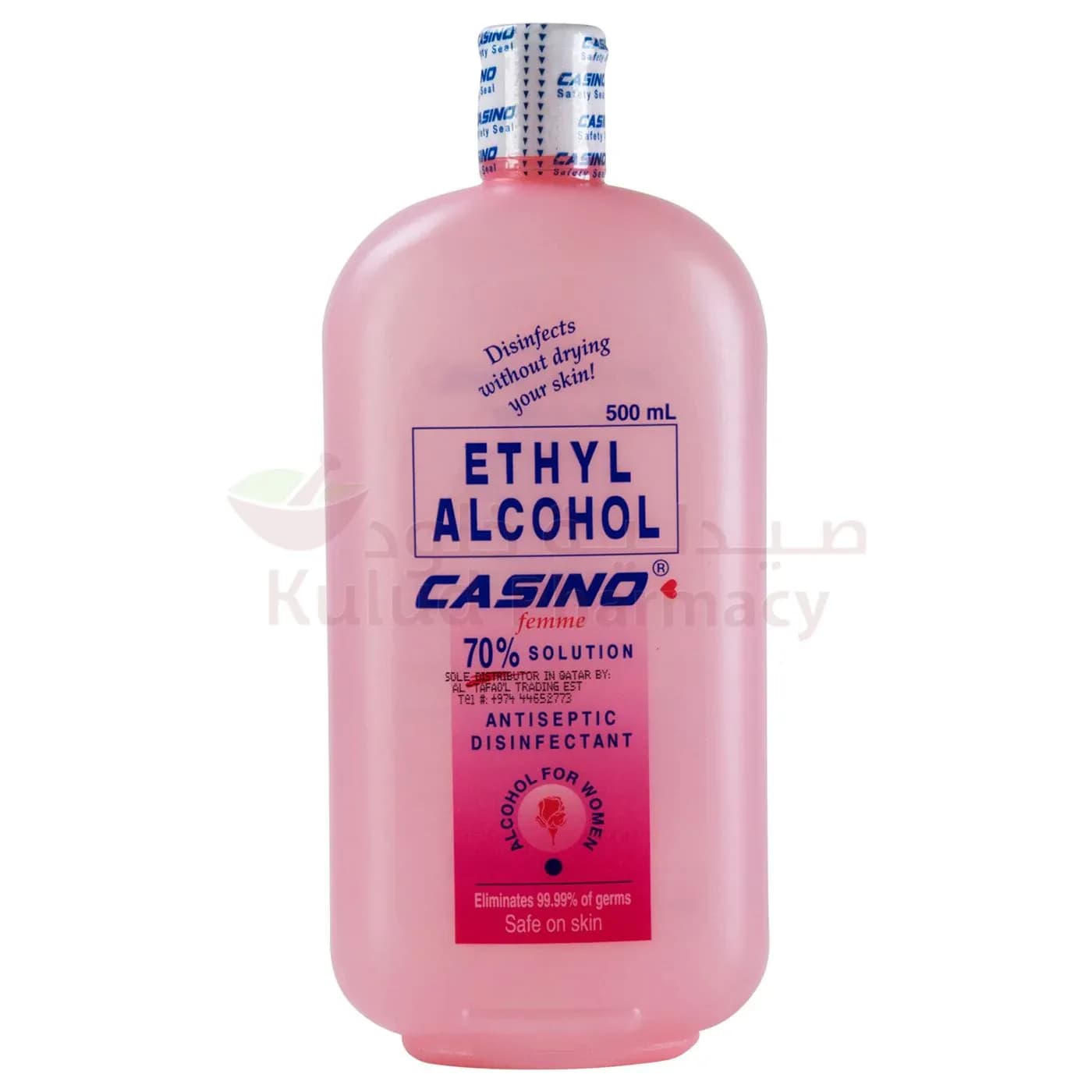 Casino Ethyl Alcohol Femme Cutaneous Liquid 70 % 500 ML