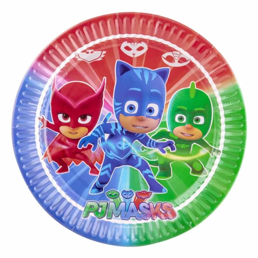 Pj Masks Paper Plate 8 Pcs