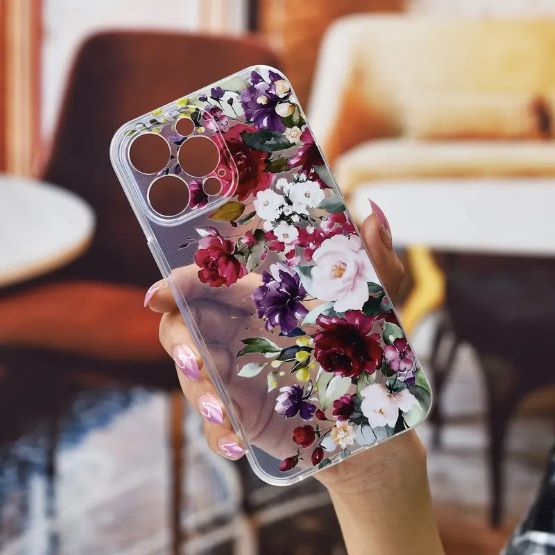 Flowers Pattern Design Case IPhone 14Plus