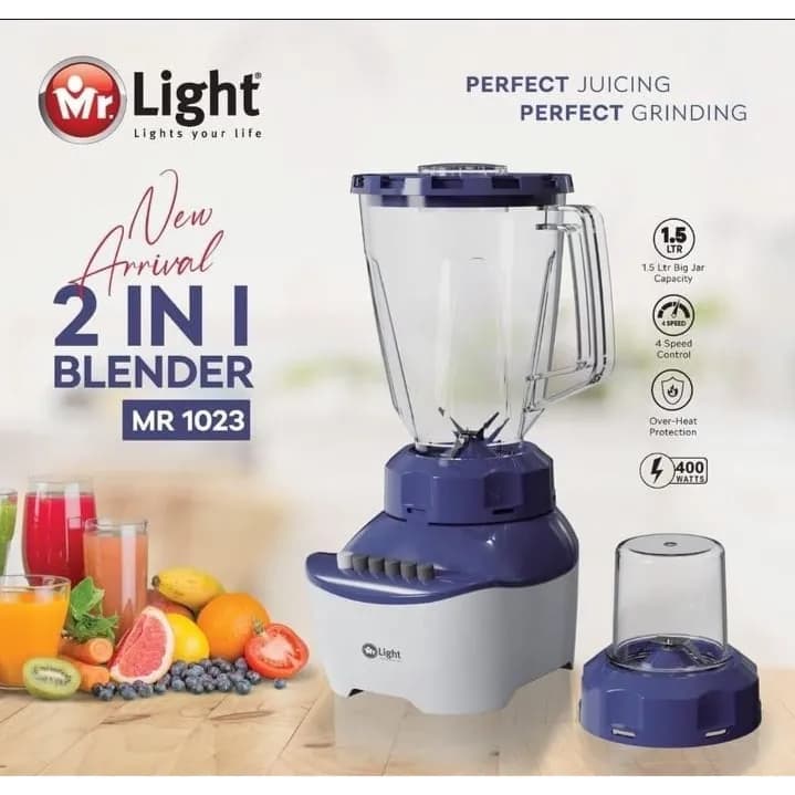 Mr Light 2in1 Blender 400w Mr1023