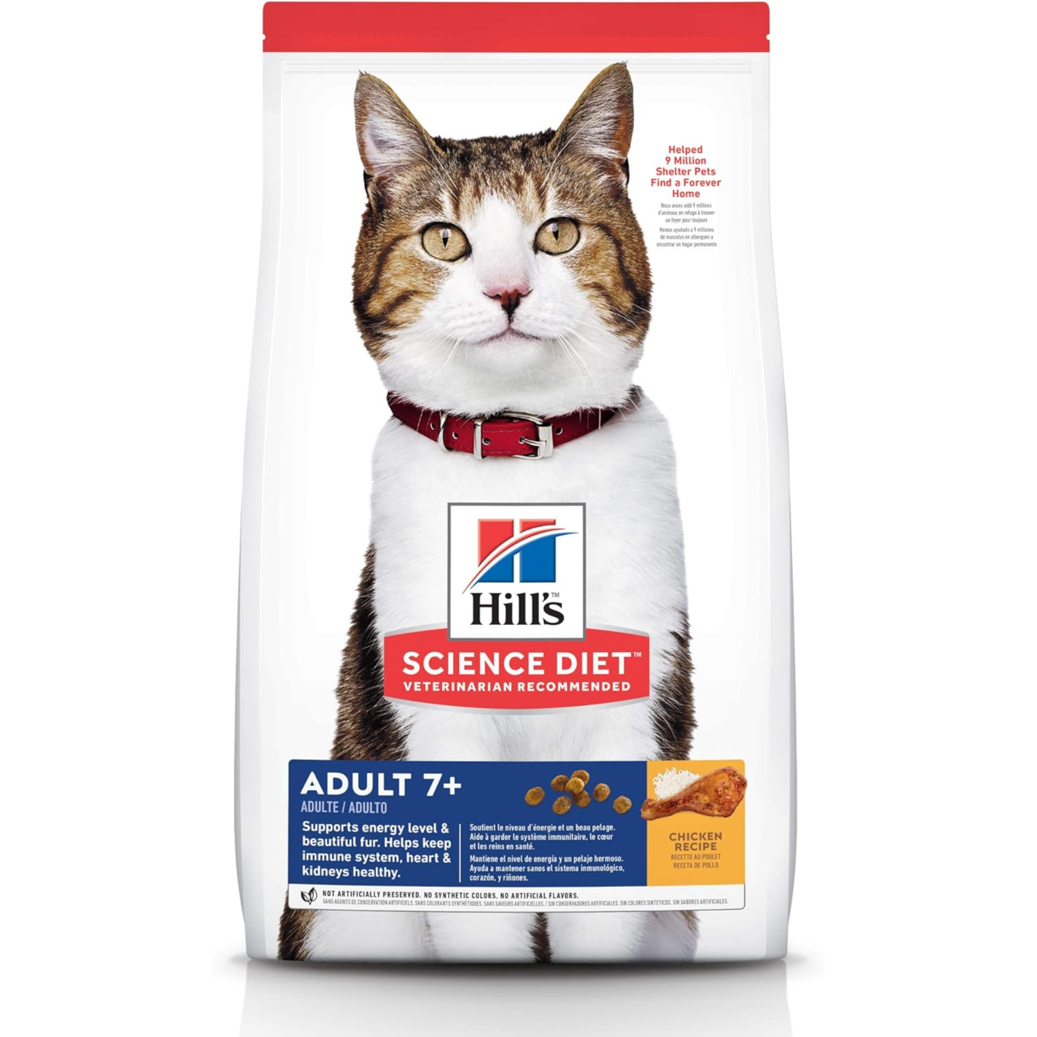 Hills Adult Cat 7+ Food with Chicken 1.5 kg