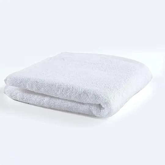 White face towel, size 50 * 100