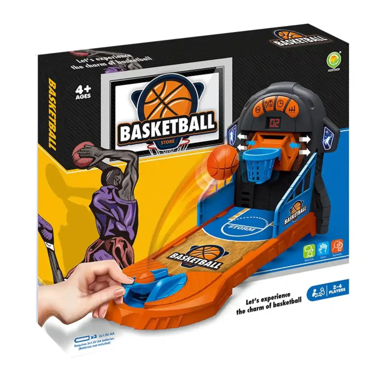 ELECTRIC BASKETBALL SHOOTING MACHINE TOY