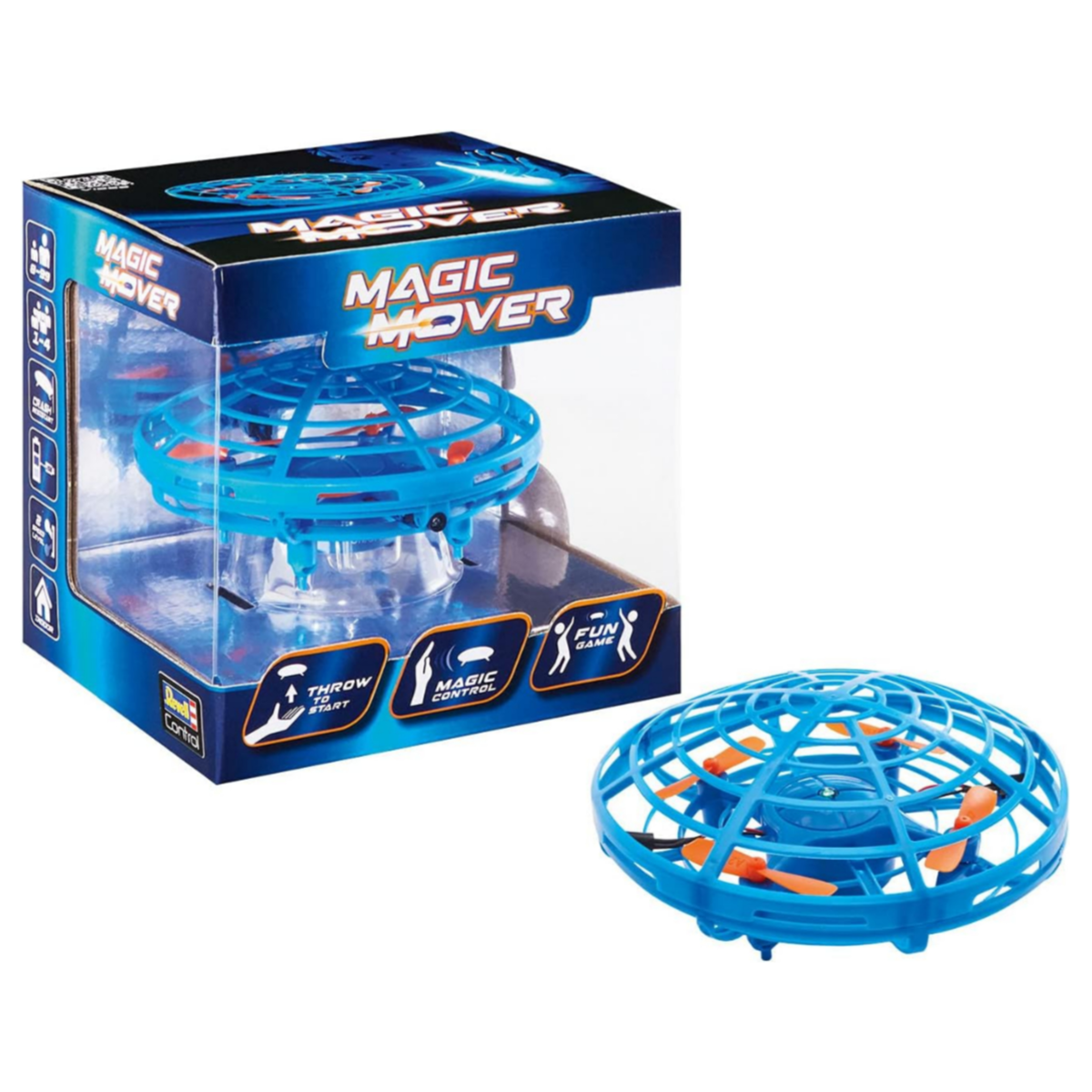 Revell Control Blue  Magic Mover Hand Controlled Drones Action Game  Toy For Kids - DEFS15