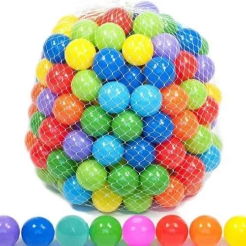 50 Pcs Medium Size Multicolor Plastic Balls