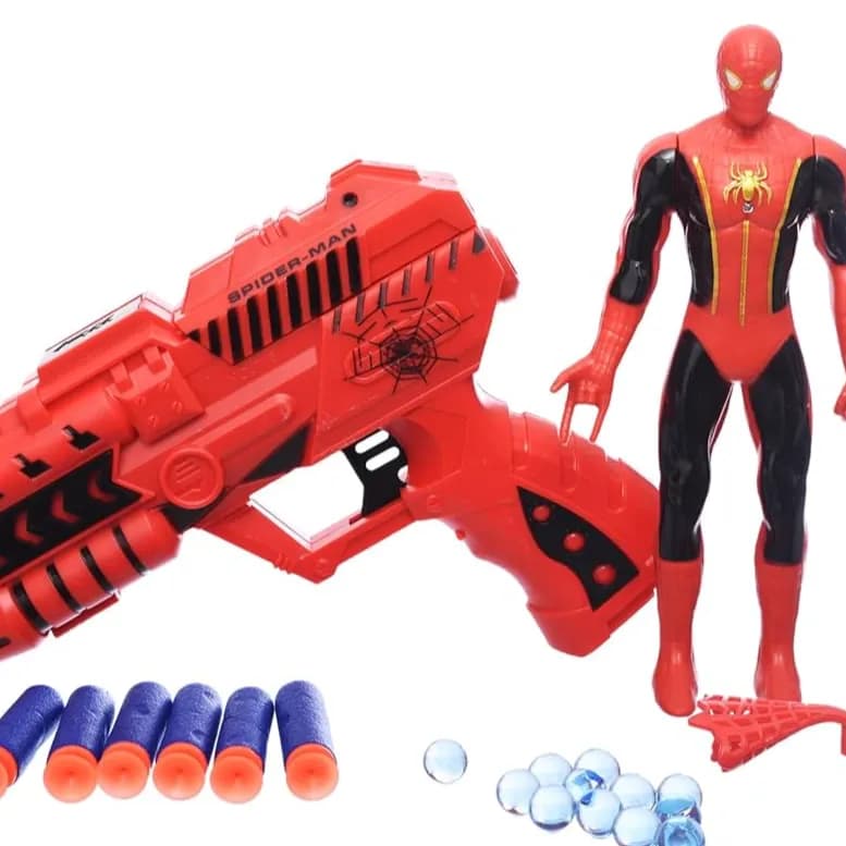 SPIDER MAN 2 IN 1 POWER GUN SERIES TOY