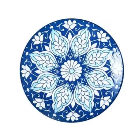 che brucia mosaic design round plate 8 x 20 cm