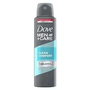 Dove Men Plus Care Dry Antiperspirant Spray, Male Clean Comfort,