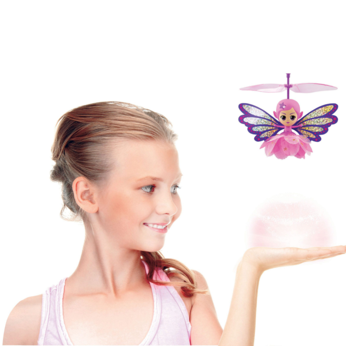 Silverlit Flybotic Hand Controlled Fairy Wings Hovering Fairy On Your Palm Toys For Girls - DEFS13