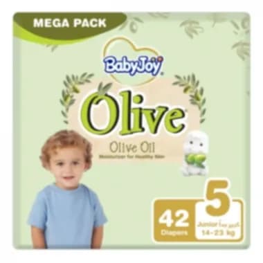 Baby Joy Diapers Olive No-5(14-23Kg)42Pcs