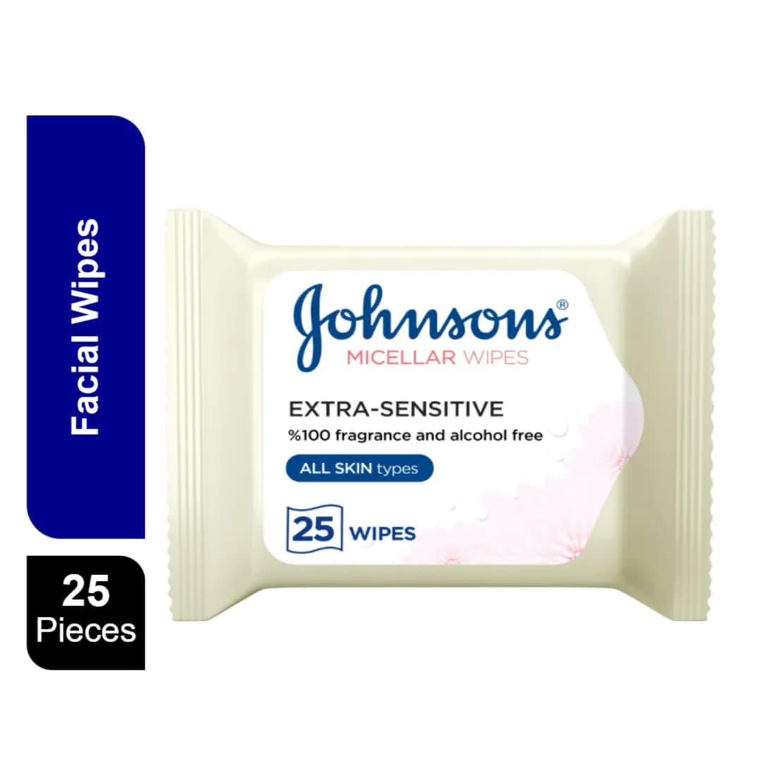 Johnsons& Johnsons Micellar Wipes 25's Assorted