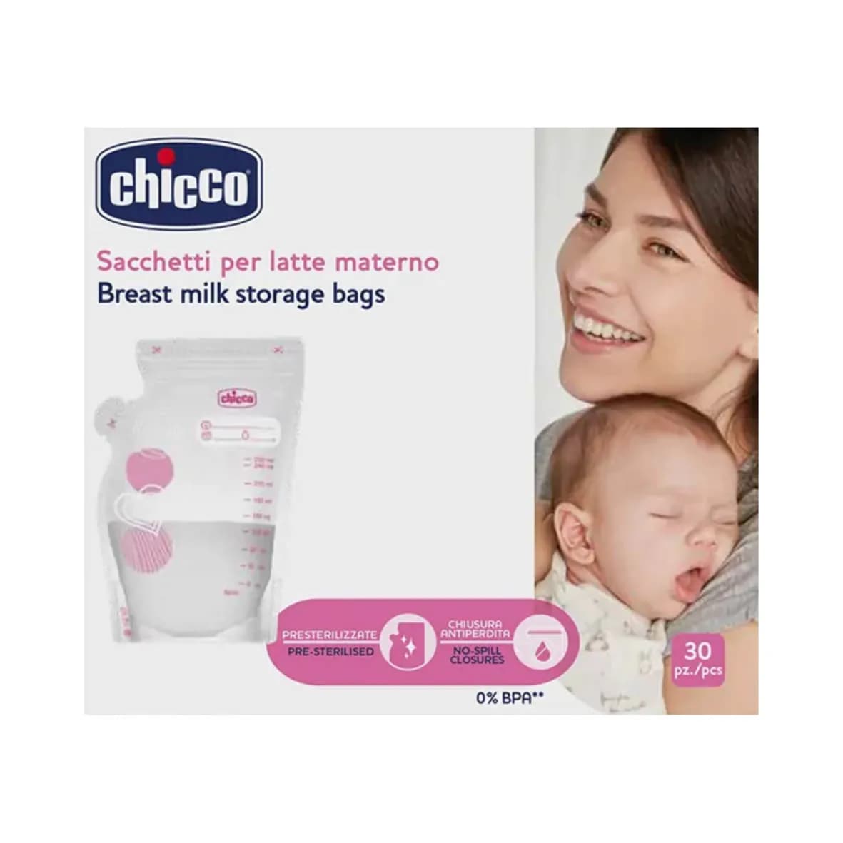 Chicco Breastmilk Storage Bag 30's