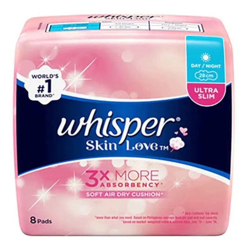 Whisper Skin Love Pads Ultra Slim 8S