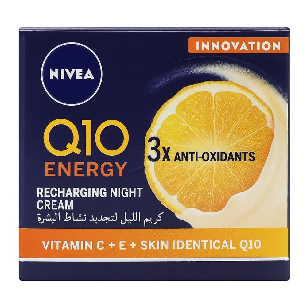 Nivea Face Q10 Vit C Night Cream 50g Reg 87026