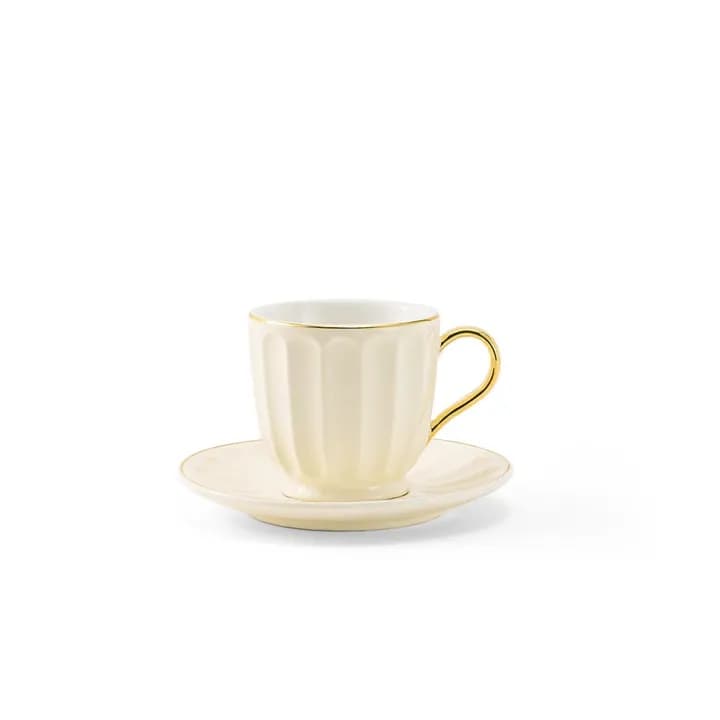 Rose Milk Cup and Saucer Set 345-MLK-A01