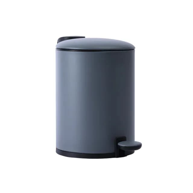 Vague 3 Liter Pedal Bin With Soft Closing Lid Blue