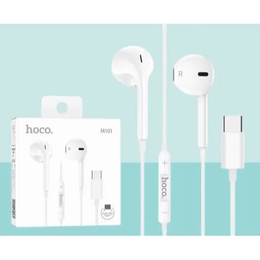 Type-C Earphone - Hoco M101 White