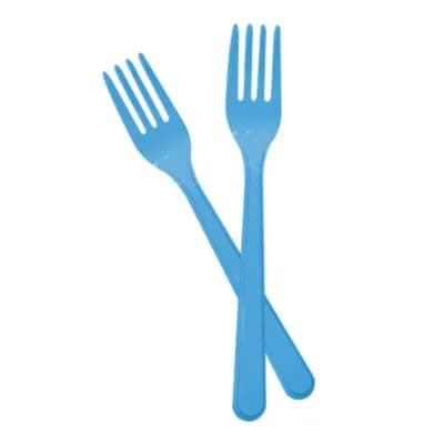 Light Blue Fork 25 Pcs Per Pack