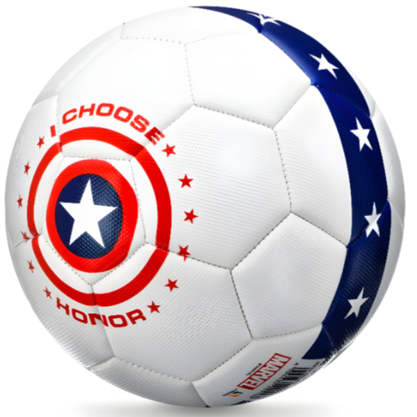 Marvel Captain America Soccer Ball Football (FBFS27)