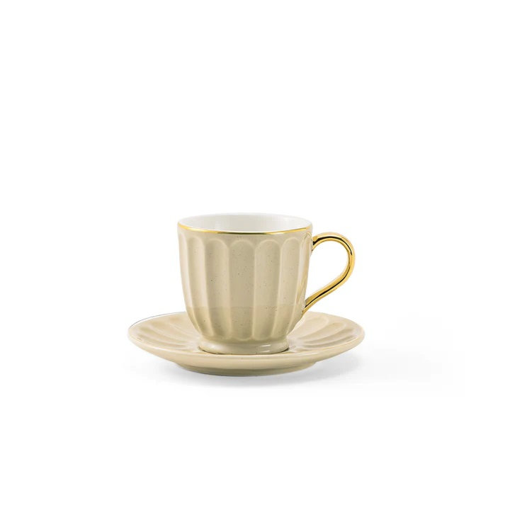 Rose Milk Cup and Saucer Set 345-MLK-A15