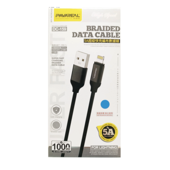 PAVAREAL Braided USB To Lightning Data Cable DC-159