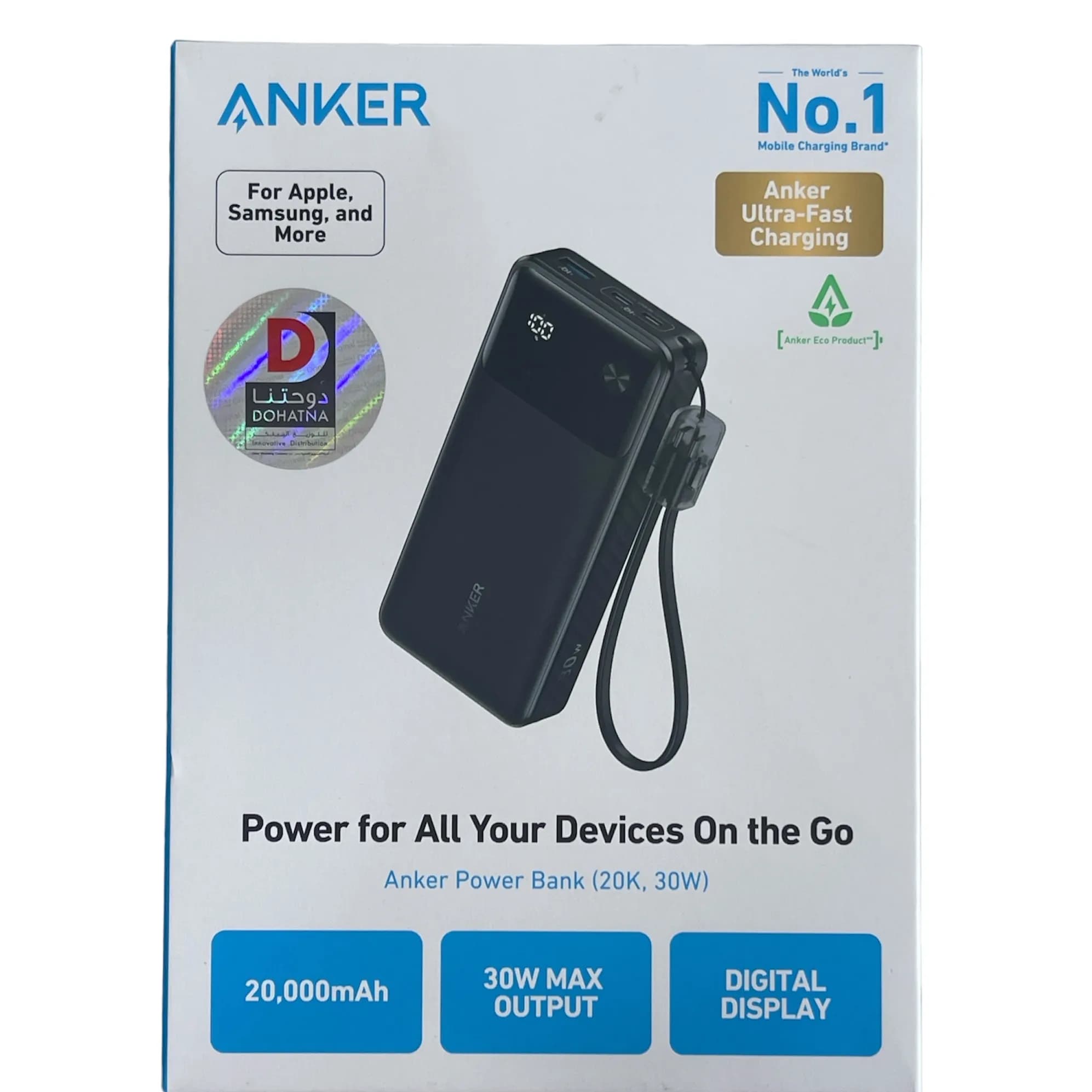 Anker power bank 20000mah 30w