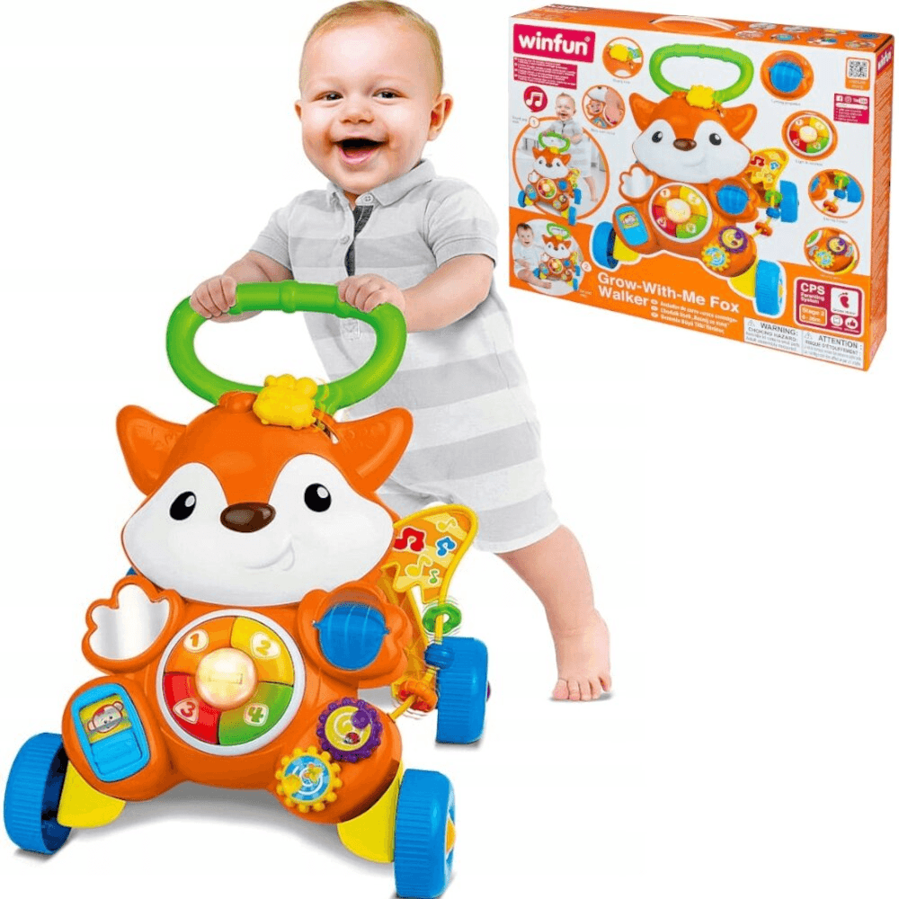 Winfun - Grow With Me Fox Walker For Kids