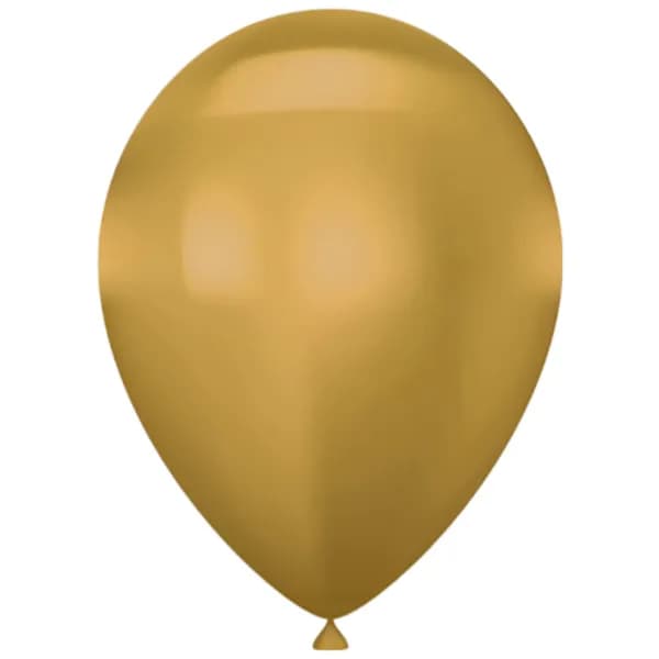 Party Decoration Latex Balloons-pack Of 100 Pieces-Gold Color (BLQL77)