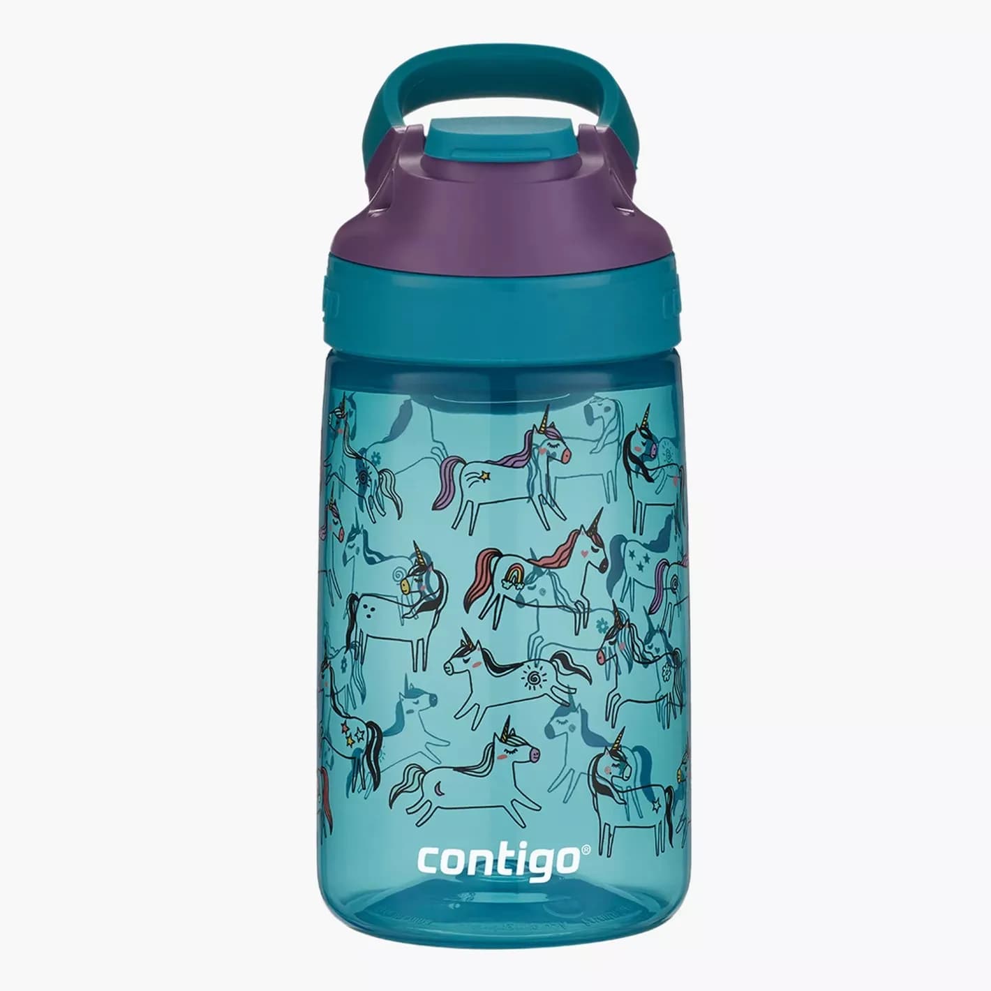 contigo autoseal kids gizmo sip bottle green 420ml