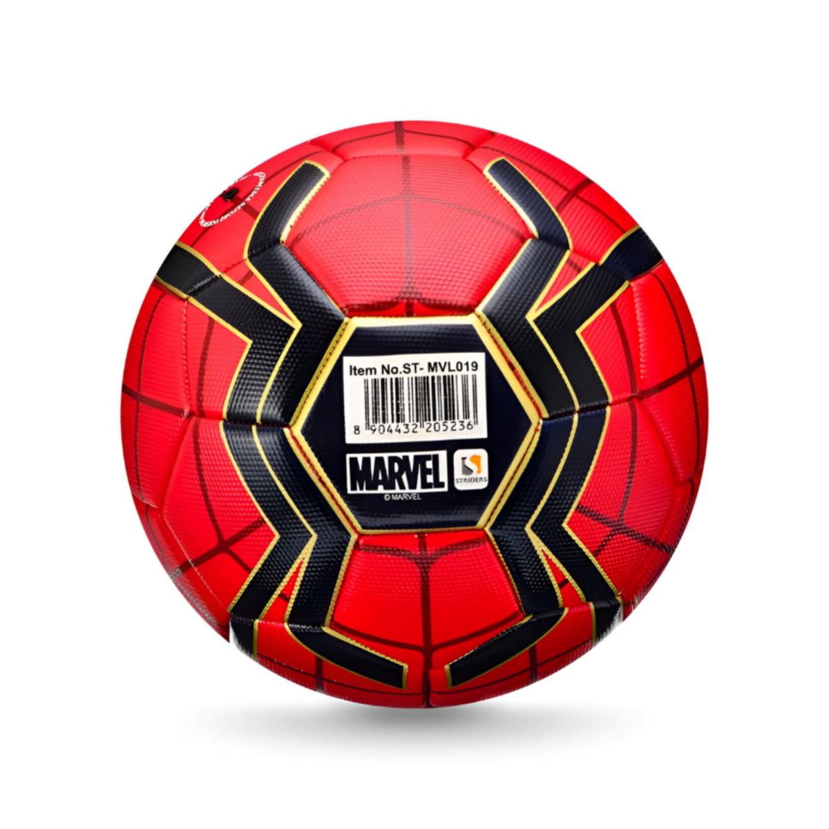 Marvel Spiderman Red Soccer Ball Football-(FBFS23)