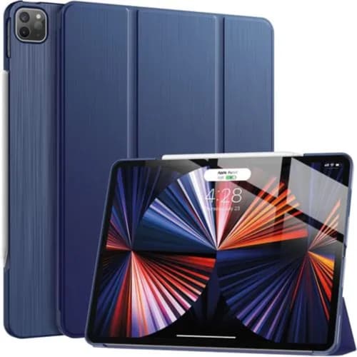 Book Cover Smart Case for iPad 12.9 Inch - Navy Blue