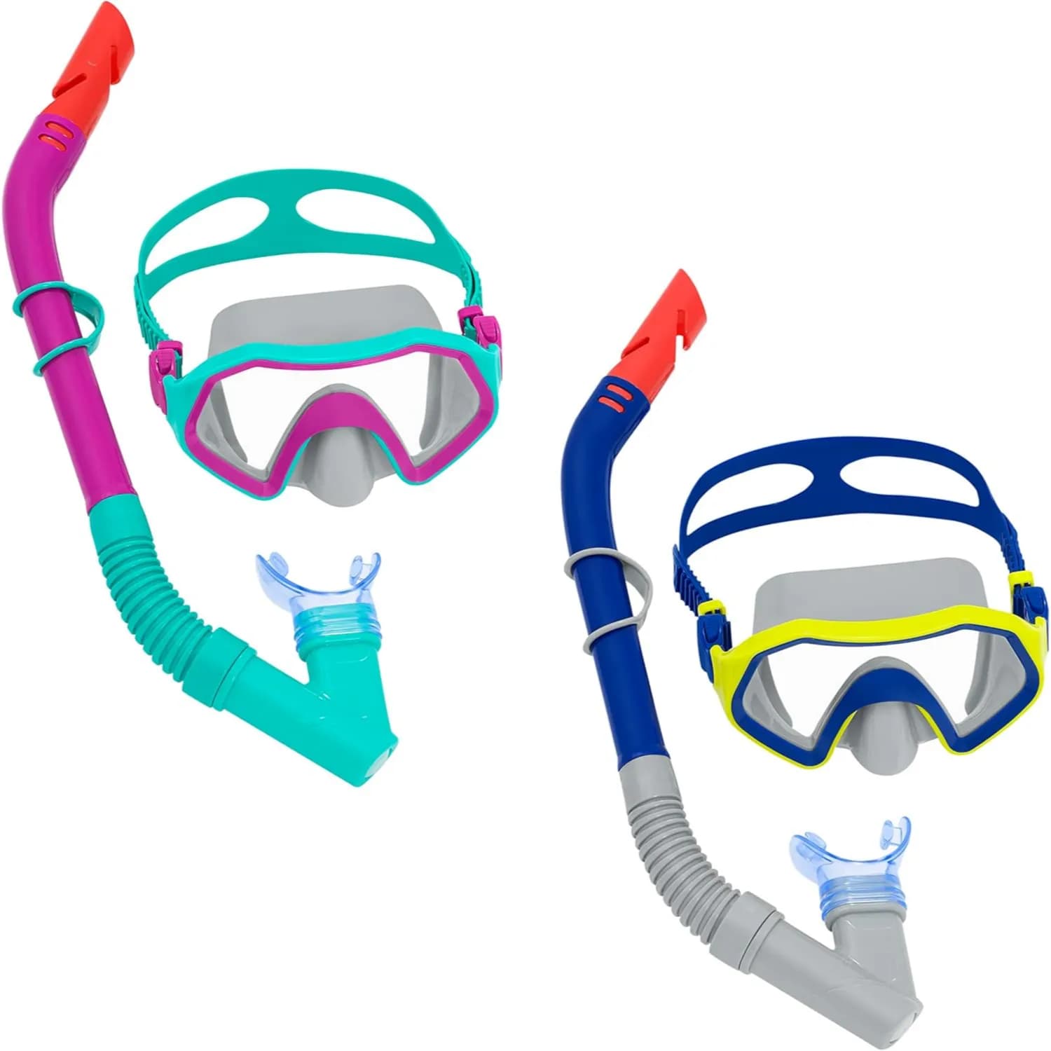 Bestway Hydro Swim Sparkling Sea Mask&Snorkel Set For Swimming Diving - Goggles Age7+  - 1 PCS Set - POLT139