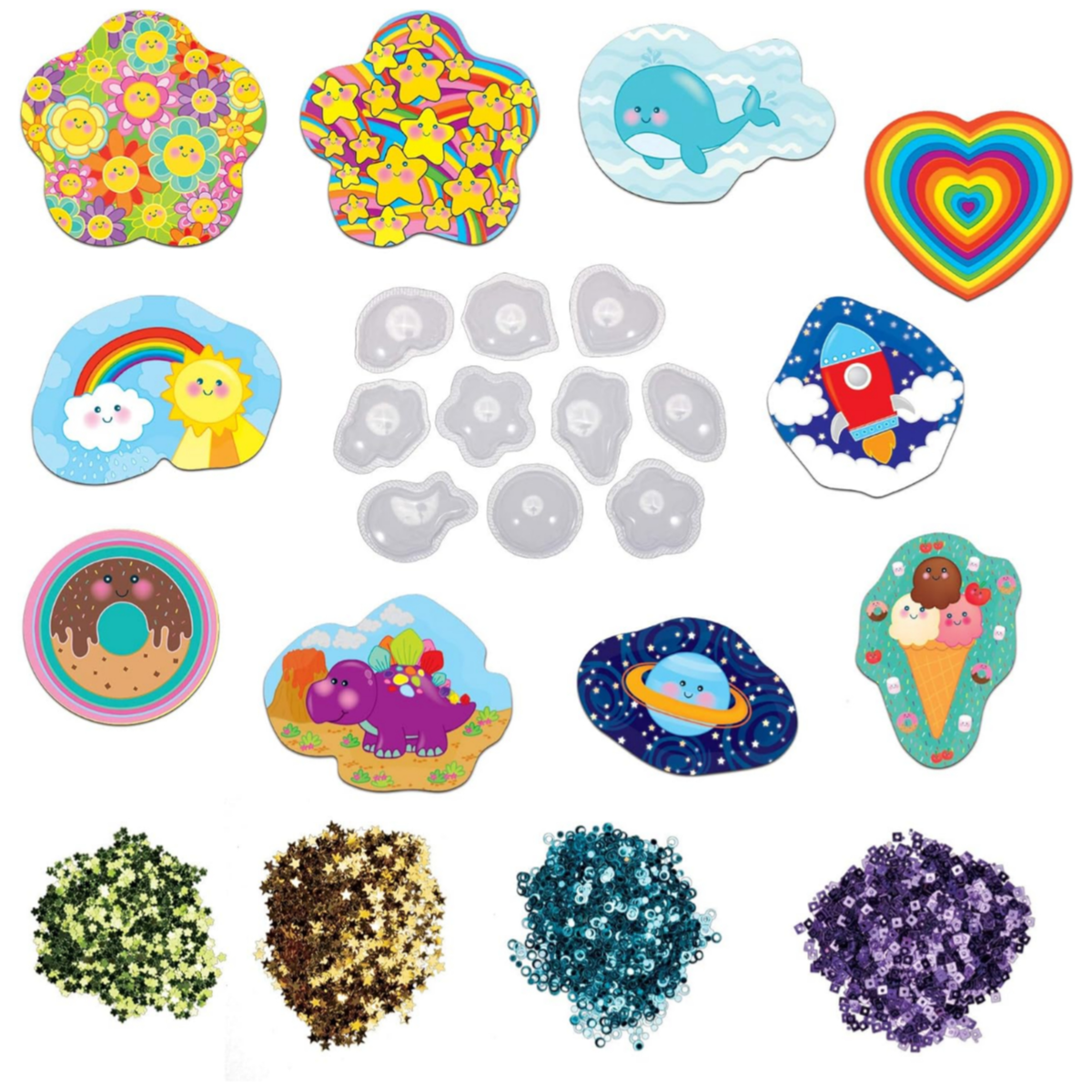 Galt Craft  3D Sticker Kit for Kids - CRFS46