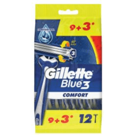 Gillette Blue 3 Comfort Men's Disposable Razor 9+3Pcs 