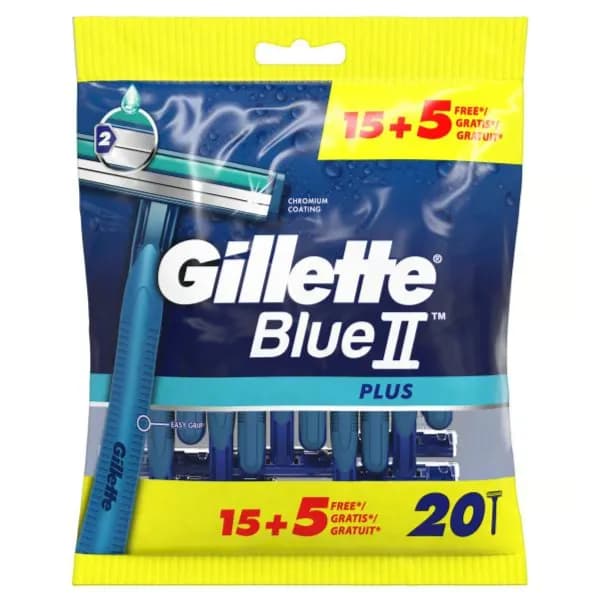 Gillette Bue II Plus 15+5 20pcs