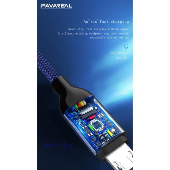 PAVAREAL Braided USB To Lightning Data Cable DC-159