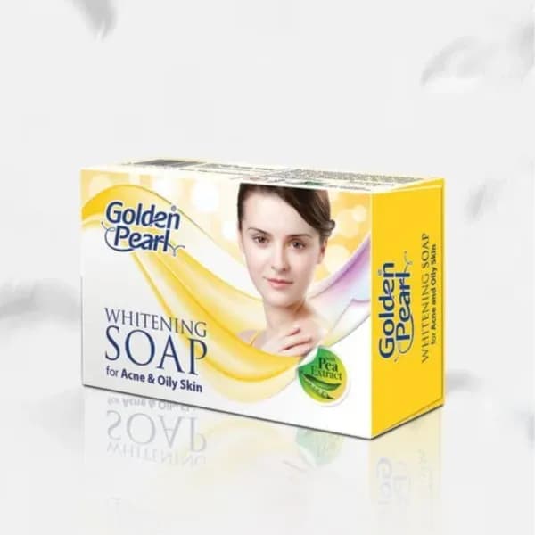 Golden Pearl Whitening Soap – Acne Prone & Oily Skin 100gm