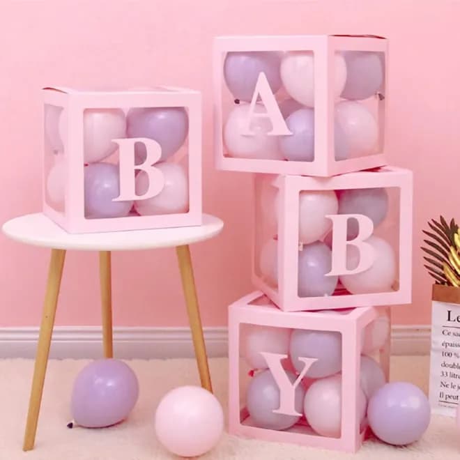 Baby Pink Boxes (30cm X 30cm)