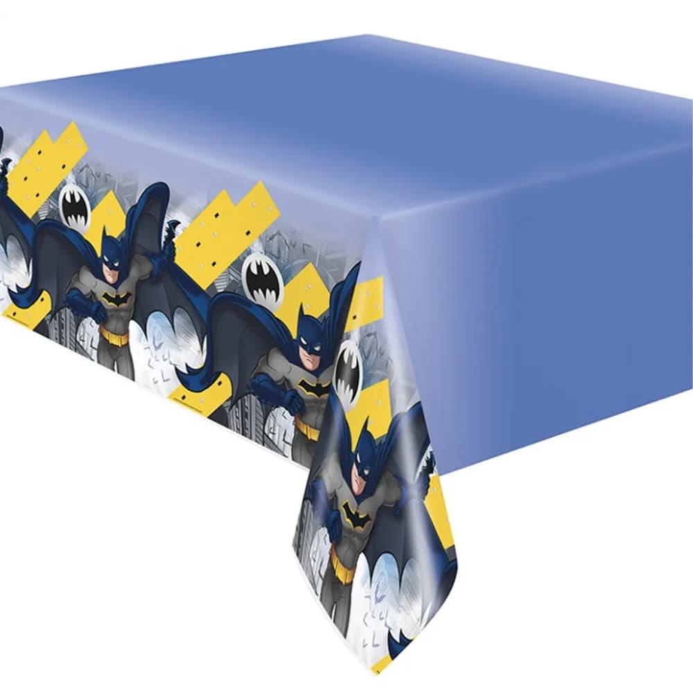 Batman Plastic Table Cover (120Cm X 180Cm)