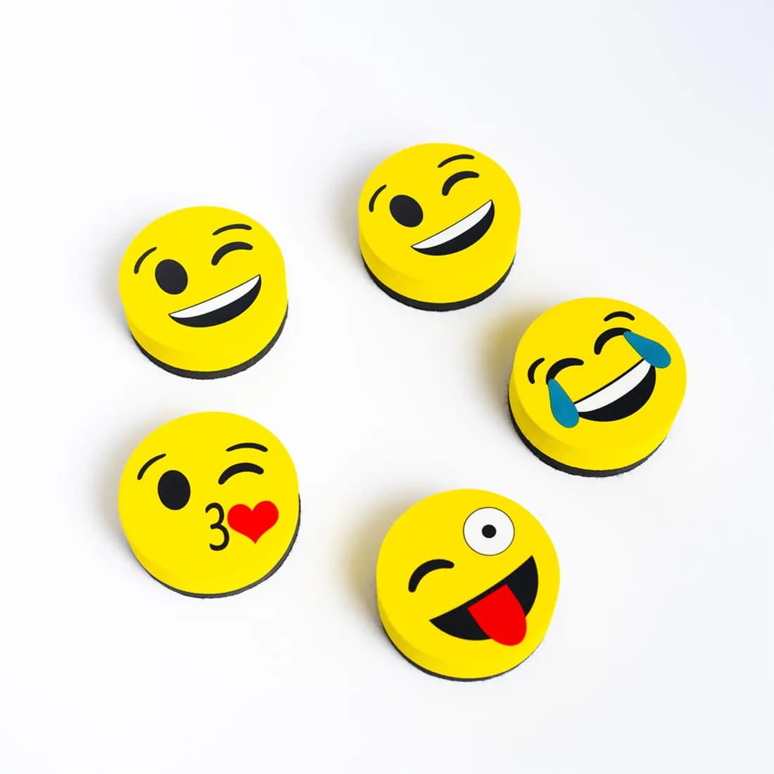 Magnetic Whiteboard Happy Emojis Eraser