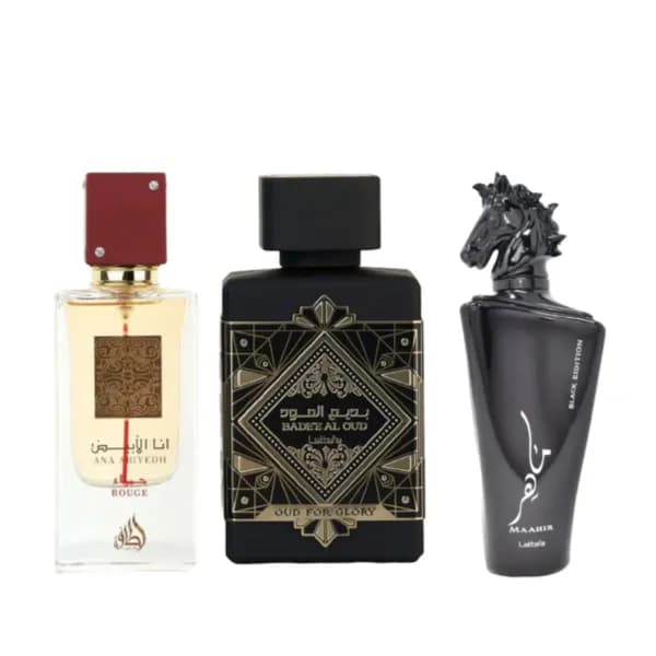 Bade'e Al Oud For Glory,Maahir Black & I Am White Ana Abiyedh Rogue EDP-100ml | Pinnacle Of Warm Fragrance