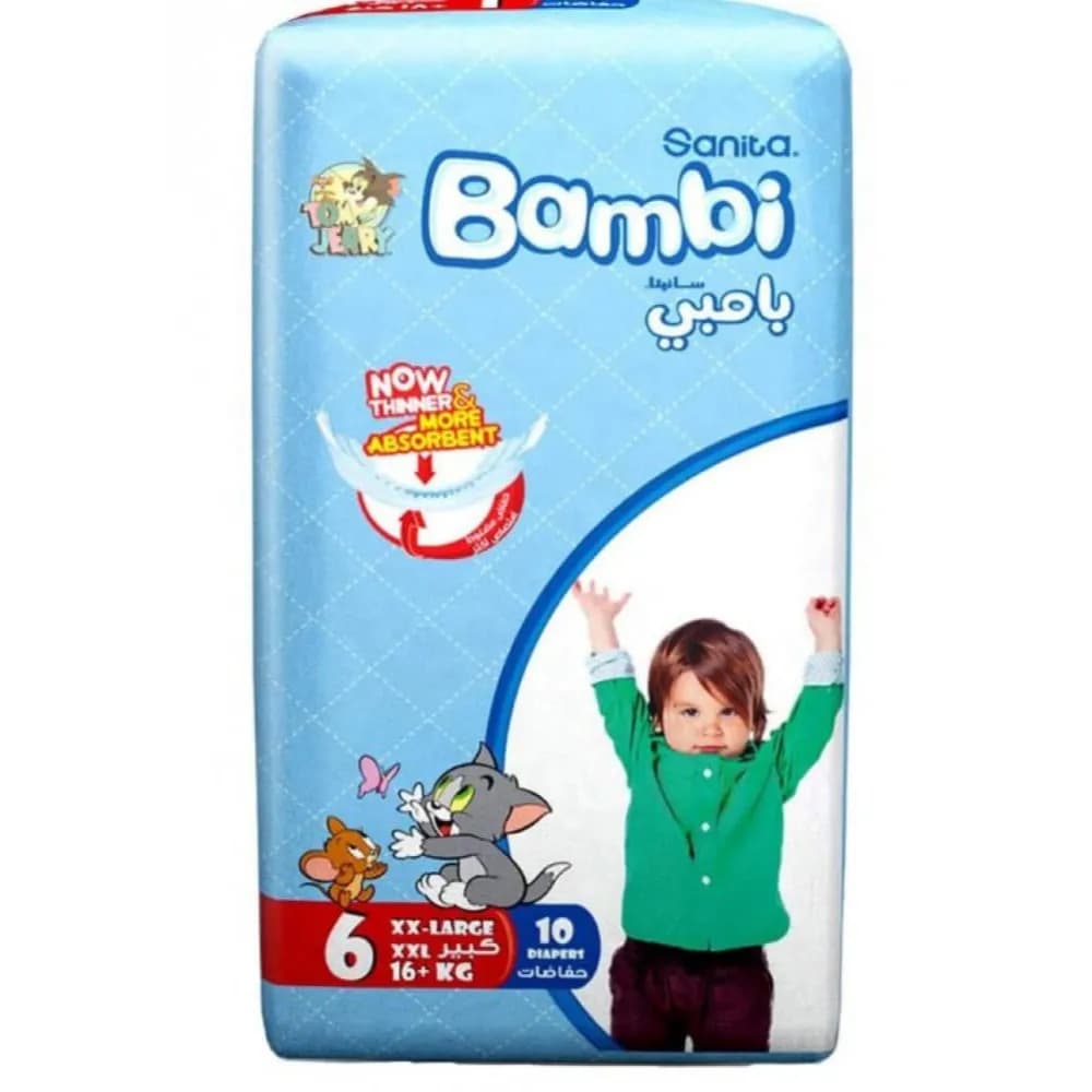 Sanita Bambi No 6 Xx-large Reg | 10pcs