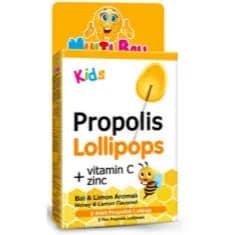 MULTI BALL PROPOLIS LOLLIPOPS VITAMIN C &ZINC KIDS